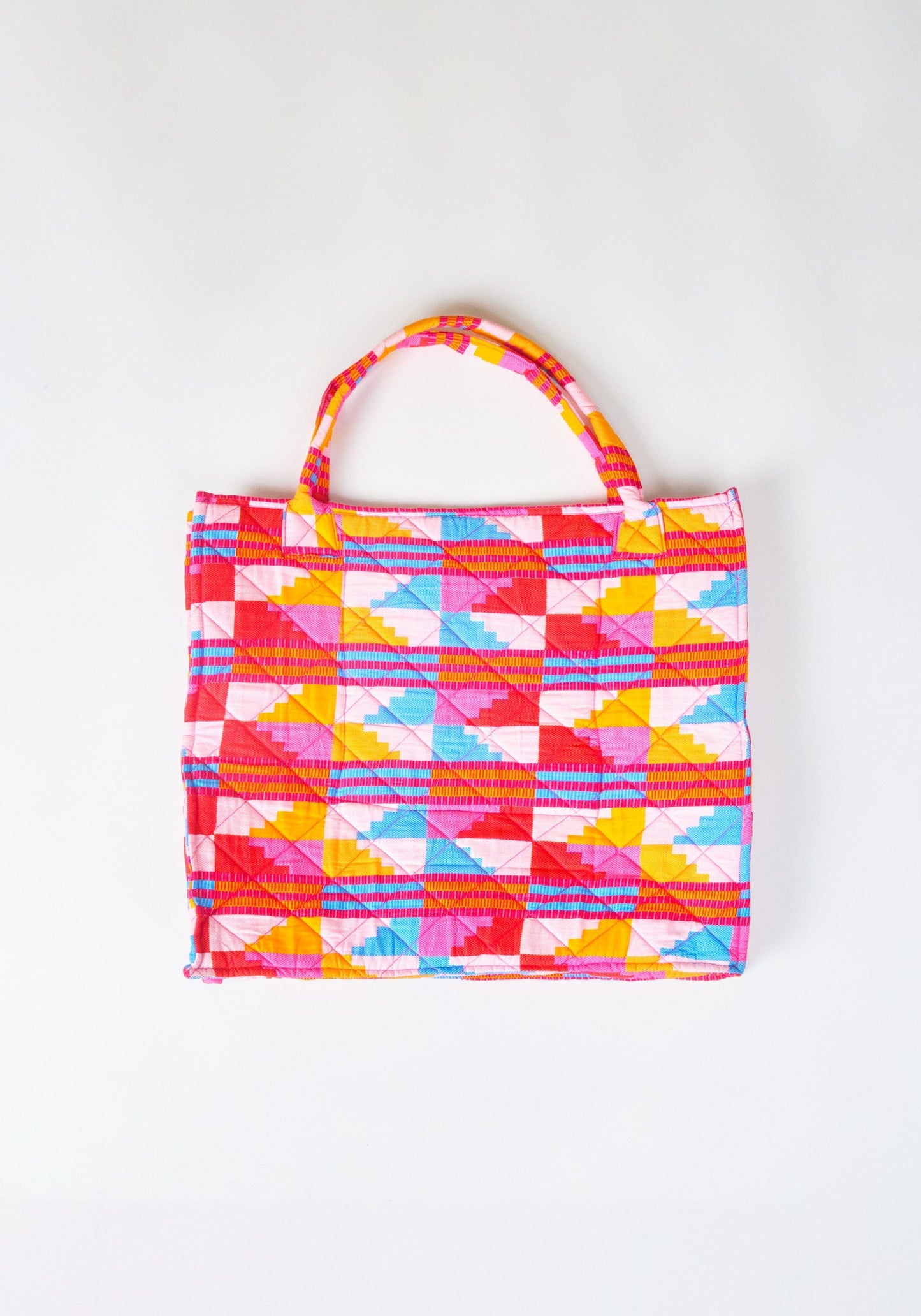 YEVU Accessories - Bag Quilted Carry All - Sherbet