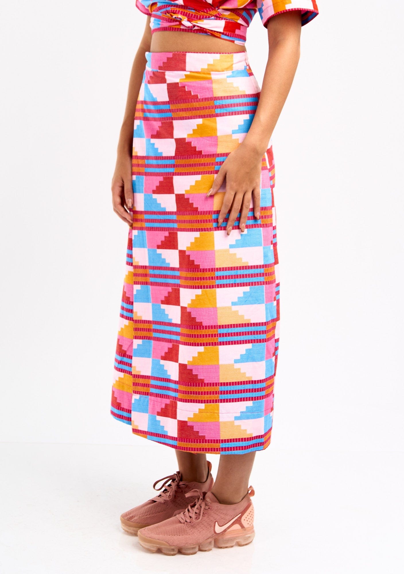 YEVU Women - Skirt Extended Wrap Skirt - Sherbet