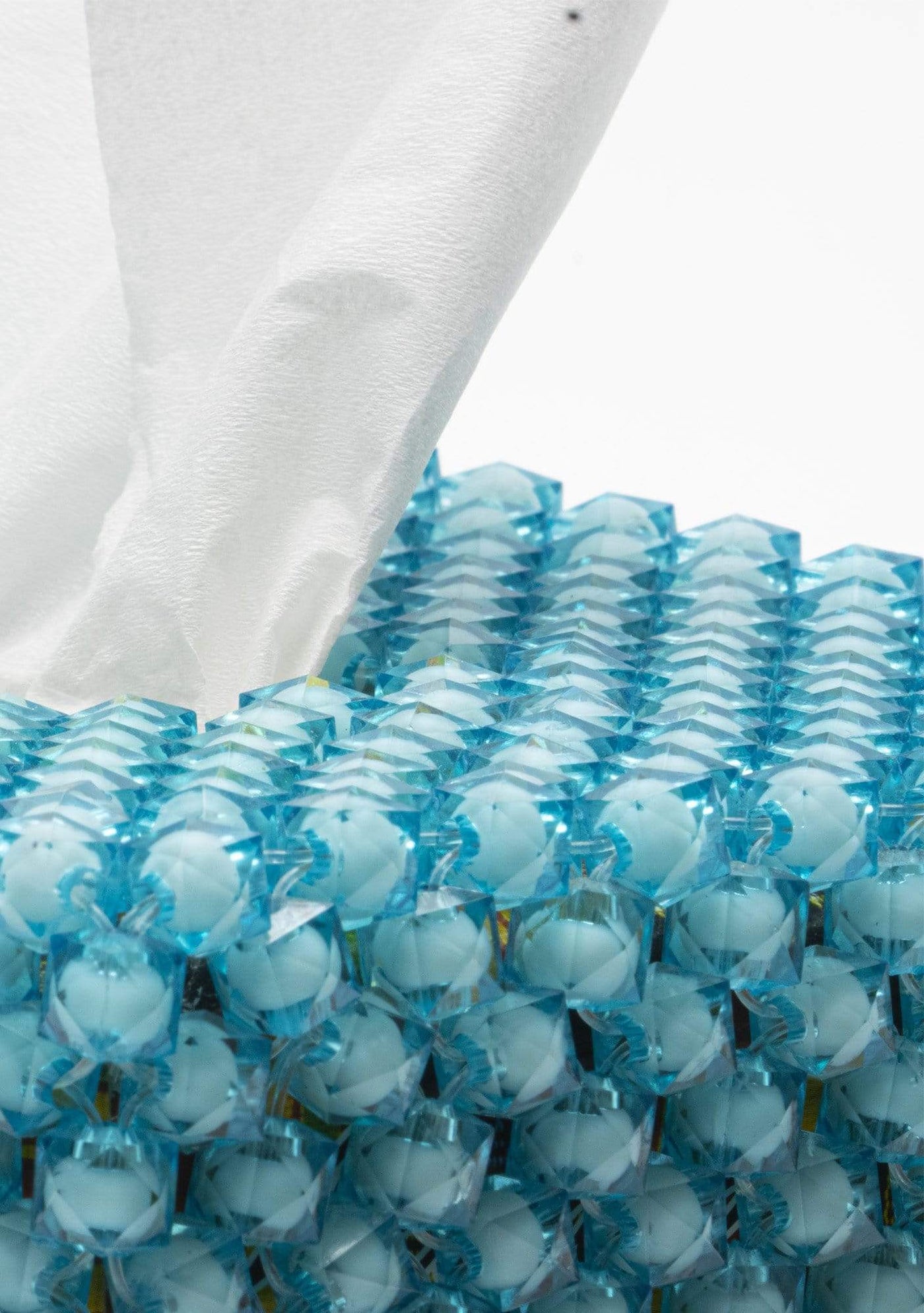 YEVU VIP Homeware Tissue Box Cover - Blue Beads