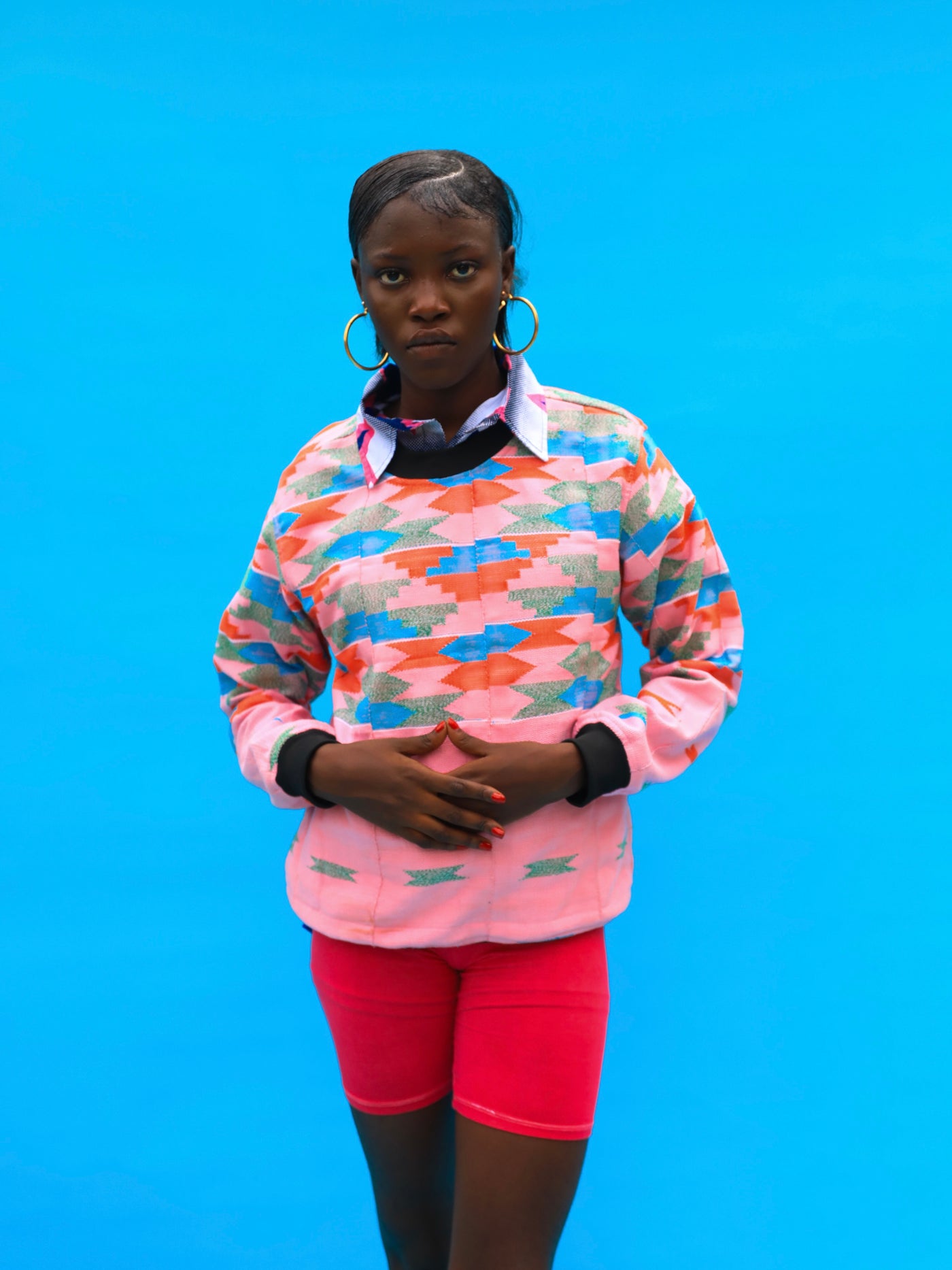 Jumper - Rose Pink Kente