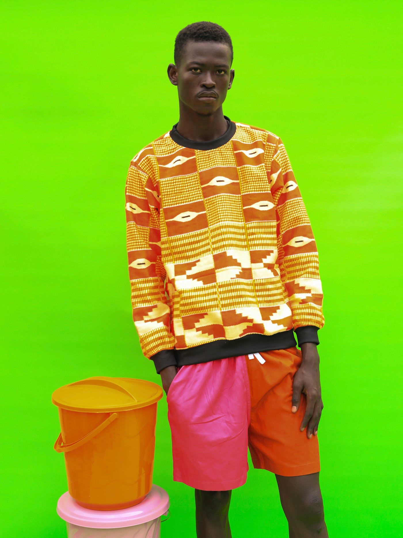 Jumper - Vintage Orange Kente