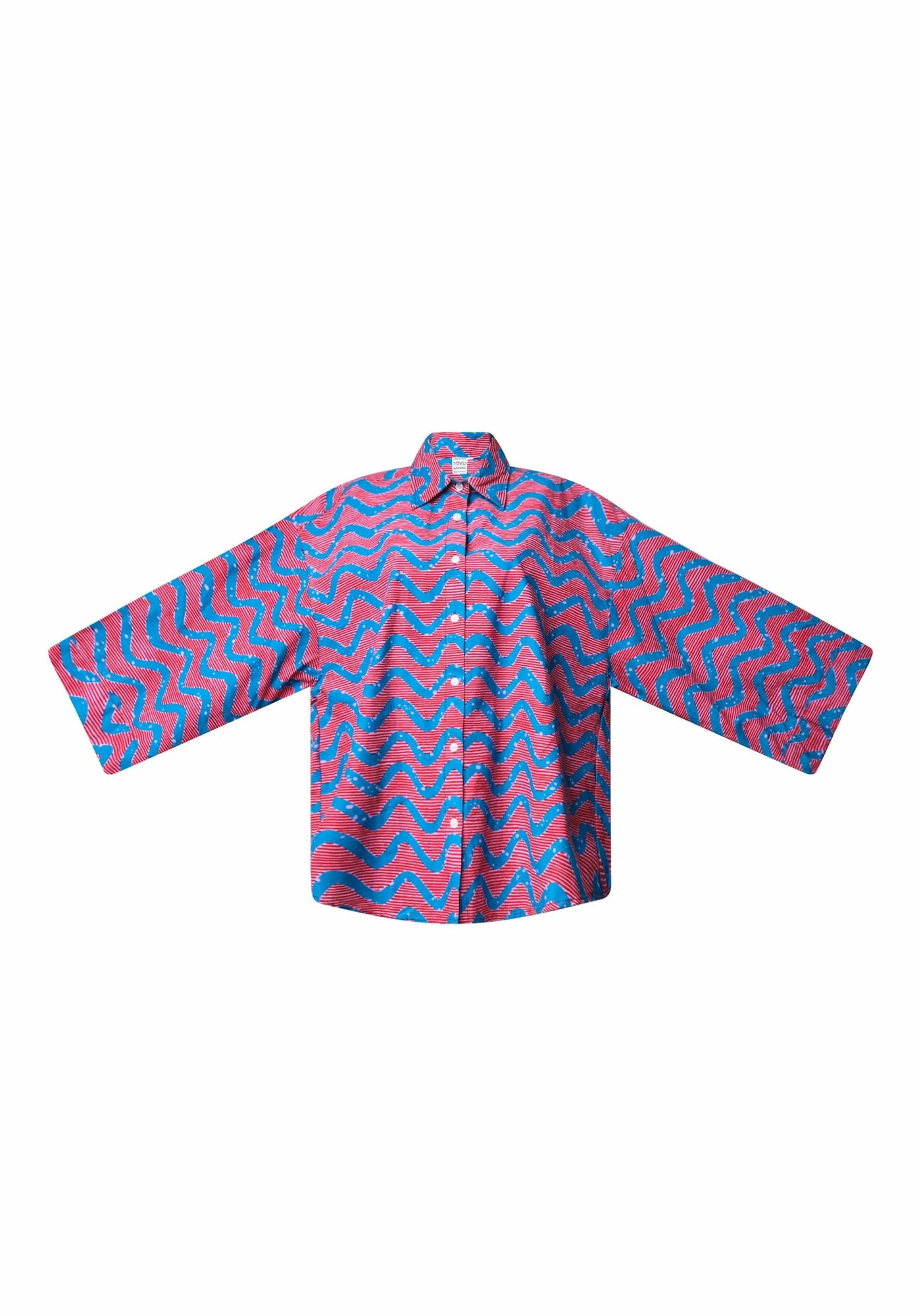 YEVU Women - Top Big Blouse - Pink Sugarcane