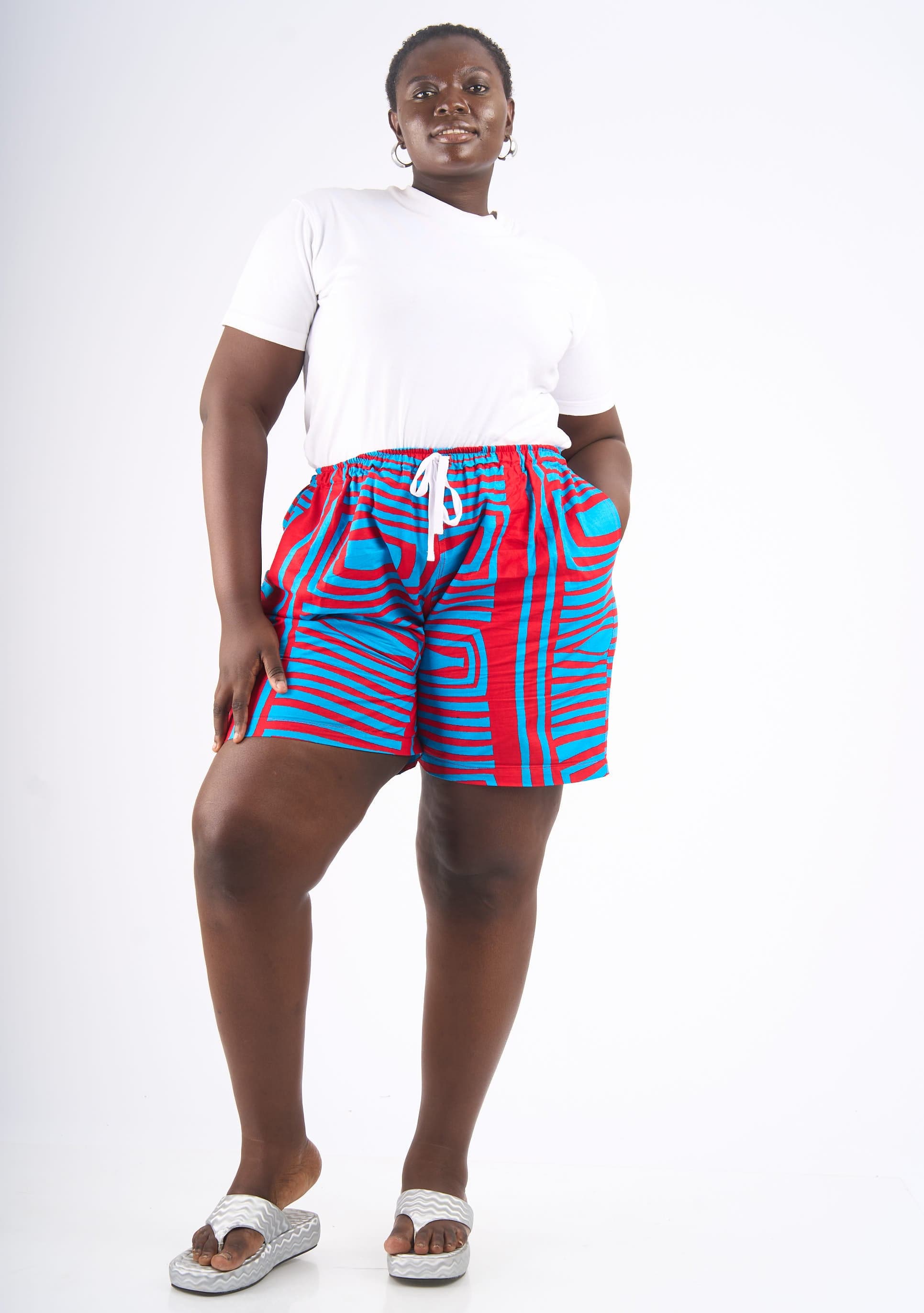 YEVU Women - Trousers Comfy Short - Monochrome New Wave
