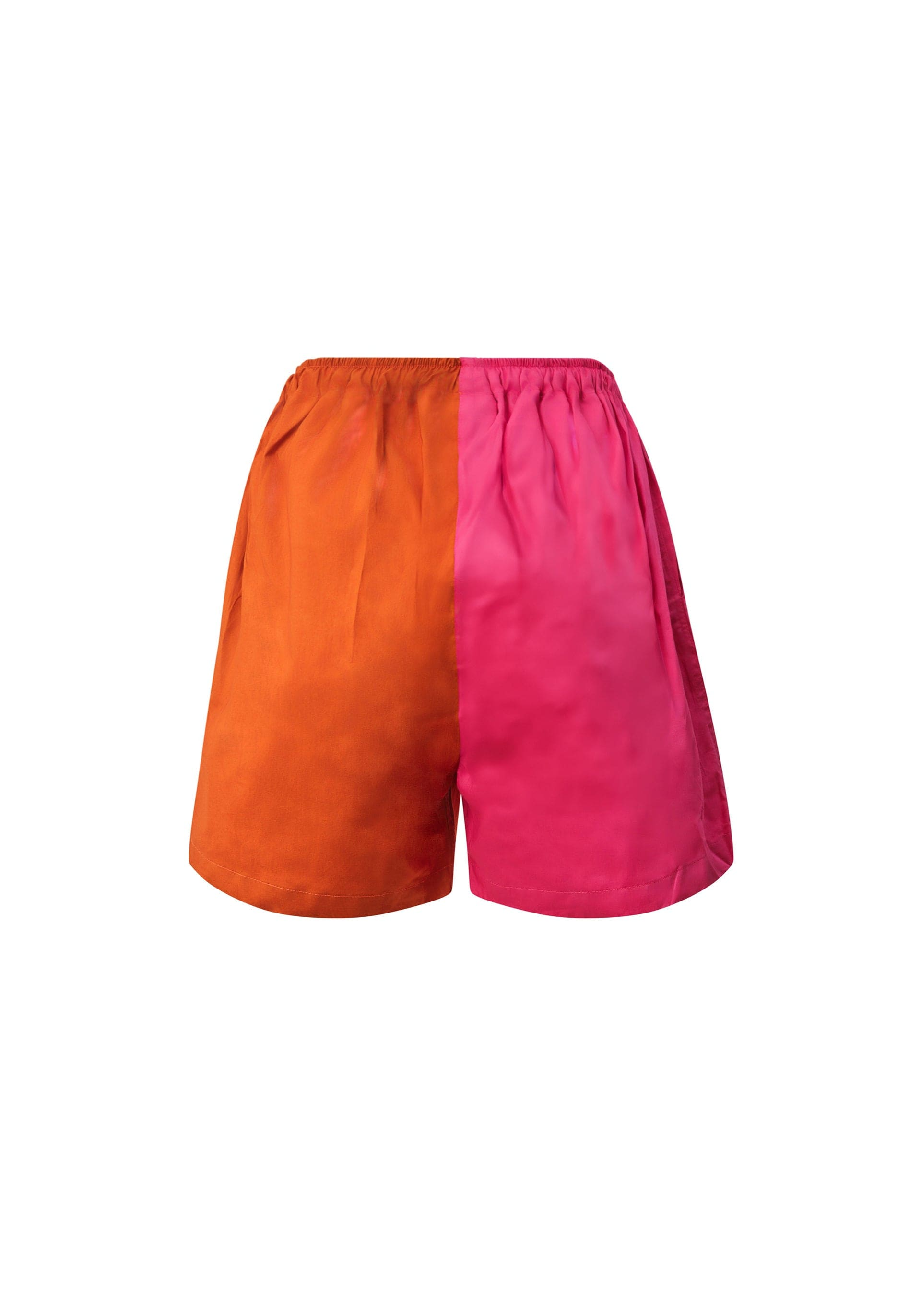 YEVU Women - Trousers Comfy Short - Orange & Pink Batik