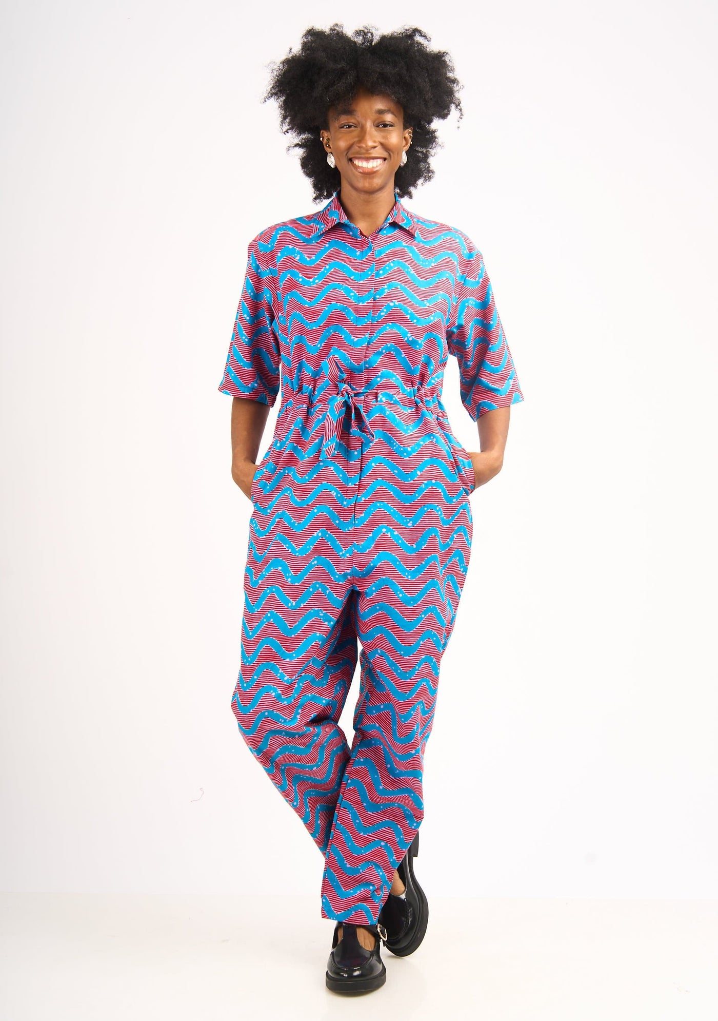 YEVU Women - One Piece Day/Night Boiler Suit - Pink Sugarcane