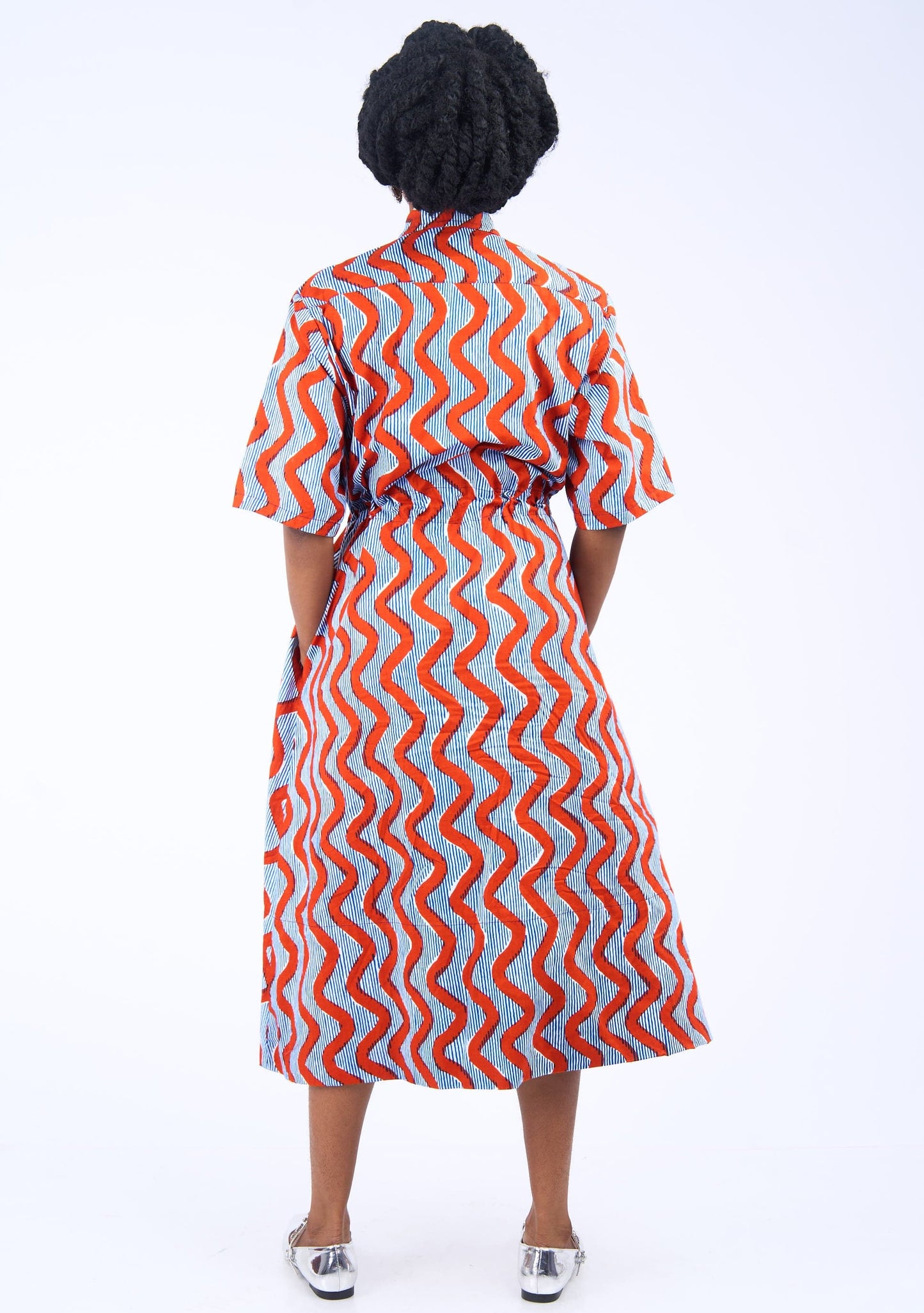 YEVU Women - Dress Drawstring Midi Dress - Mind Your Business