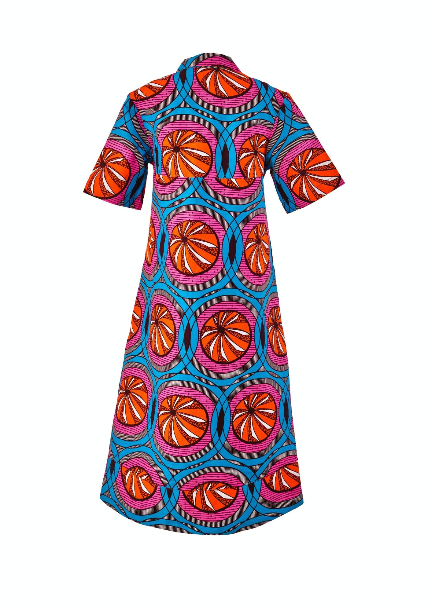 Yevu Women - Dress Easy Midi - Tangerine Dreams