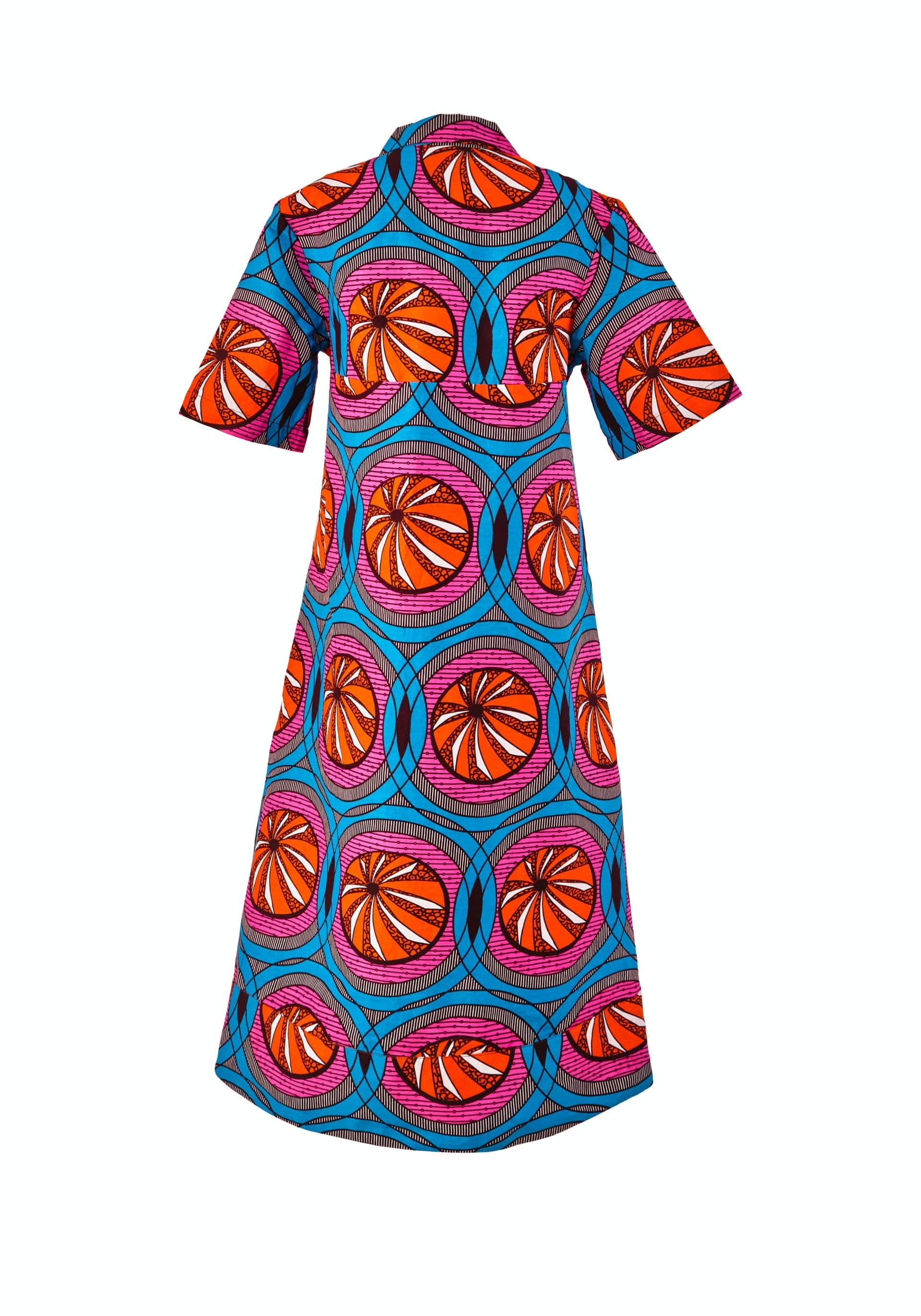 Yevu Women - Dress Easy Midi - Tangerine Dreams
