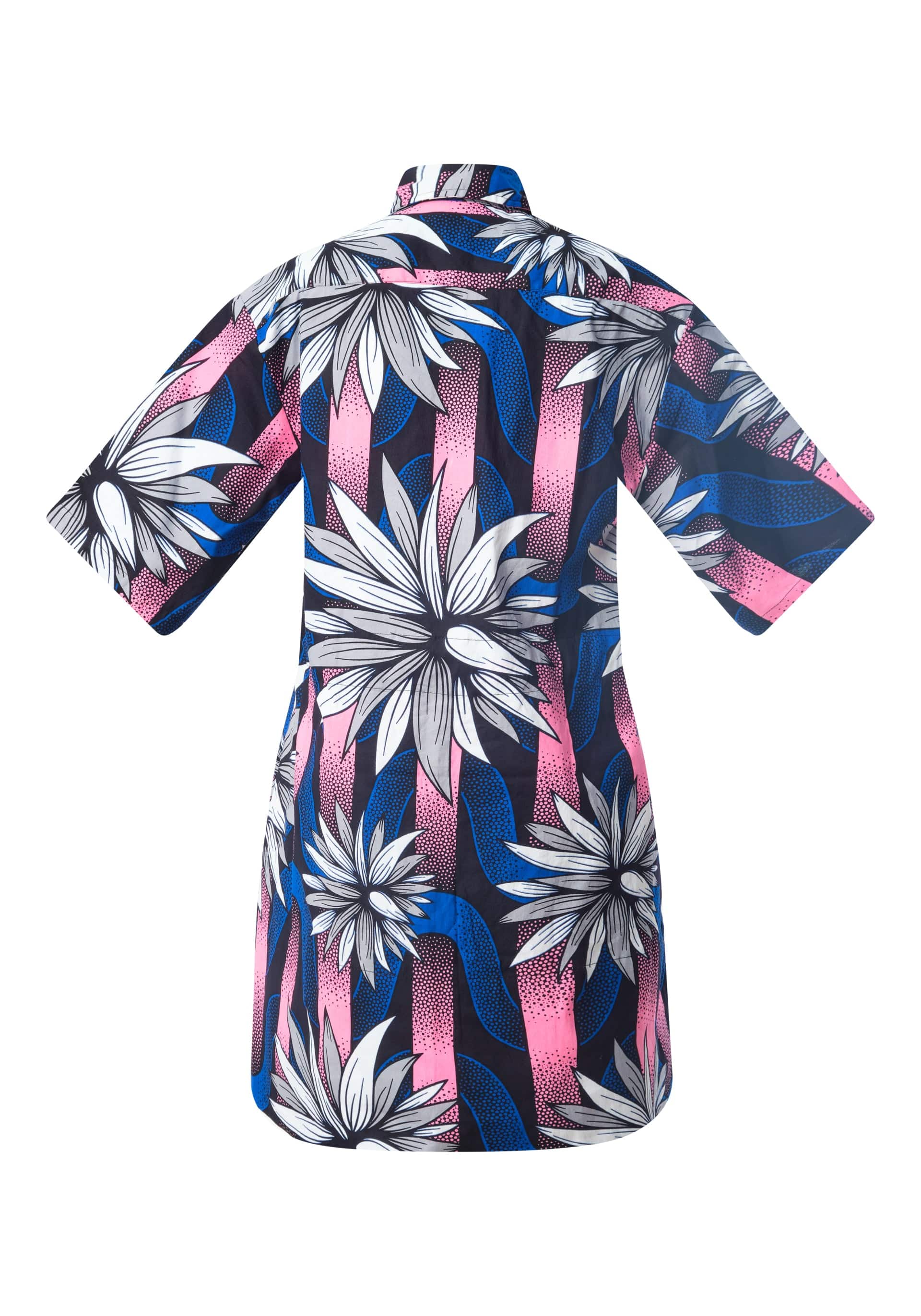 YEVU Women - Dress Half Drawstring Dress - Full Bloom