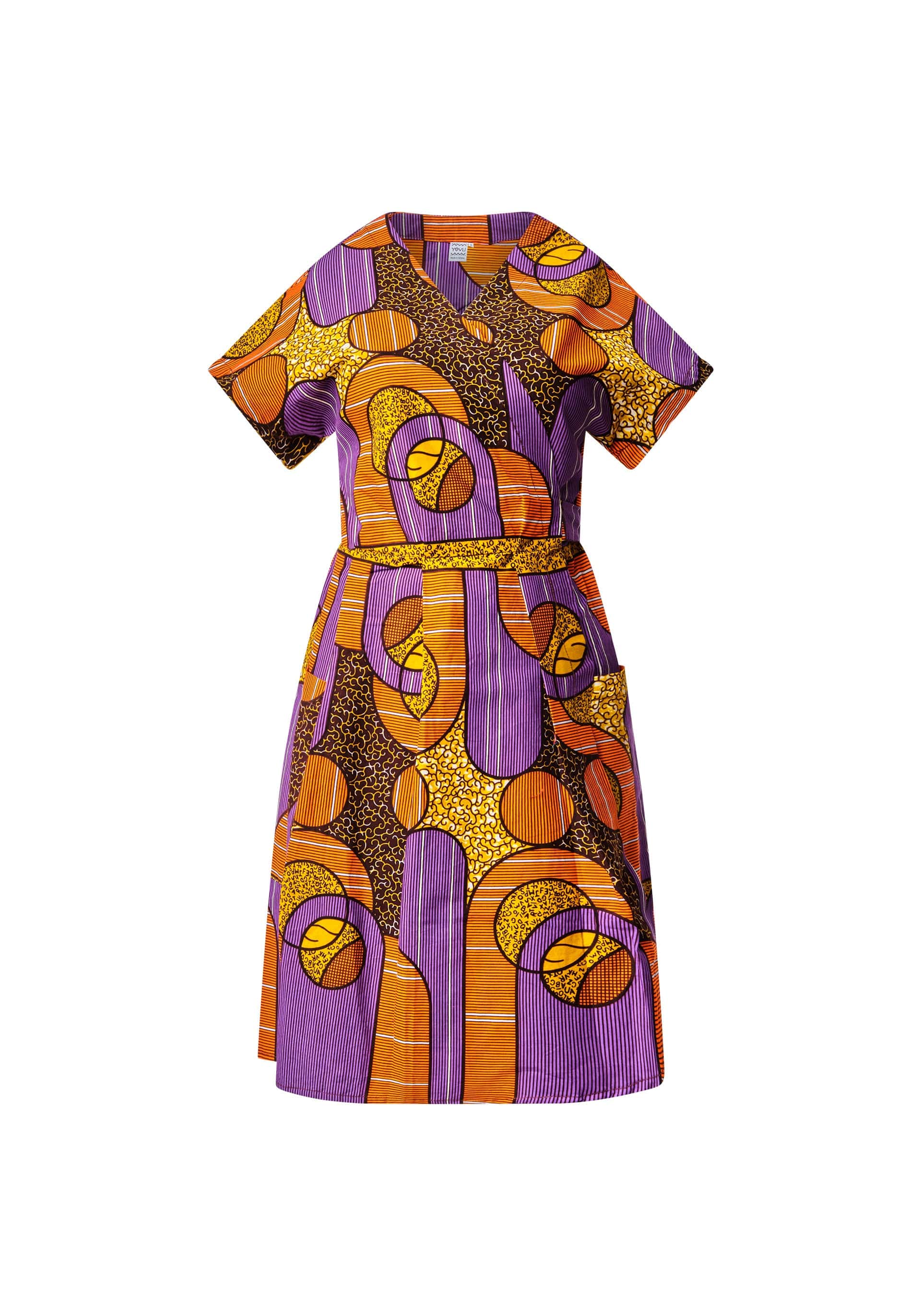 YEVU Women - Dress Half Length Wrap Dress - Moon