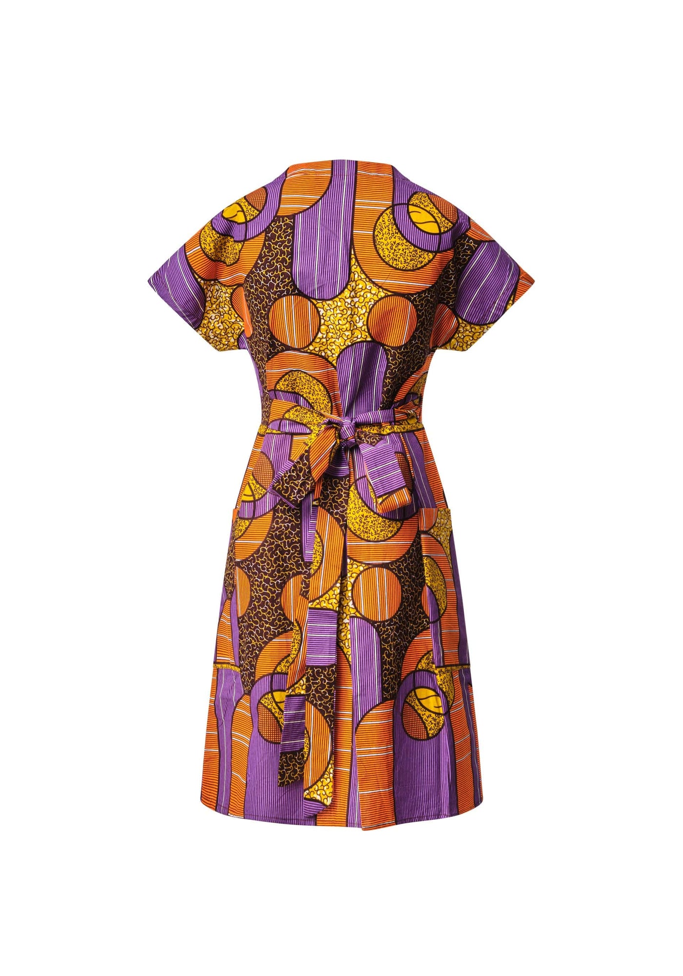 YEVU Women - Dress Half Length Wrap Dress - Moon