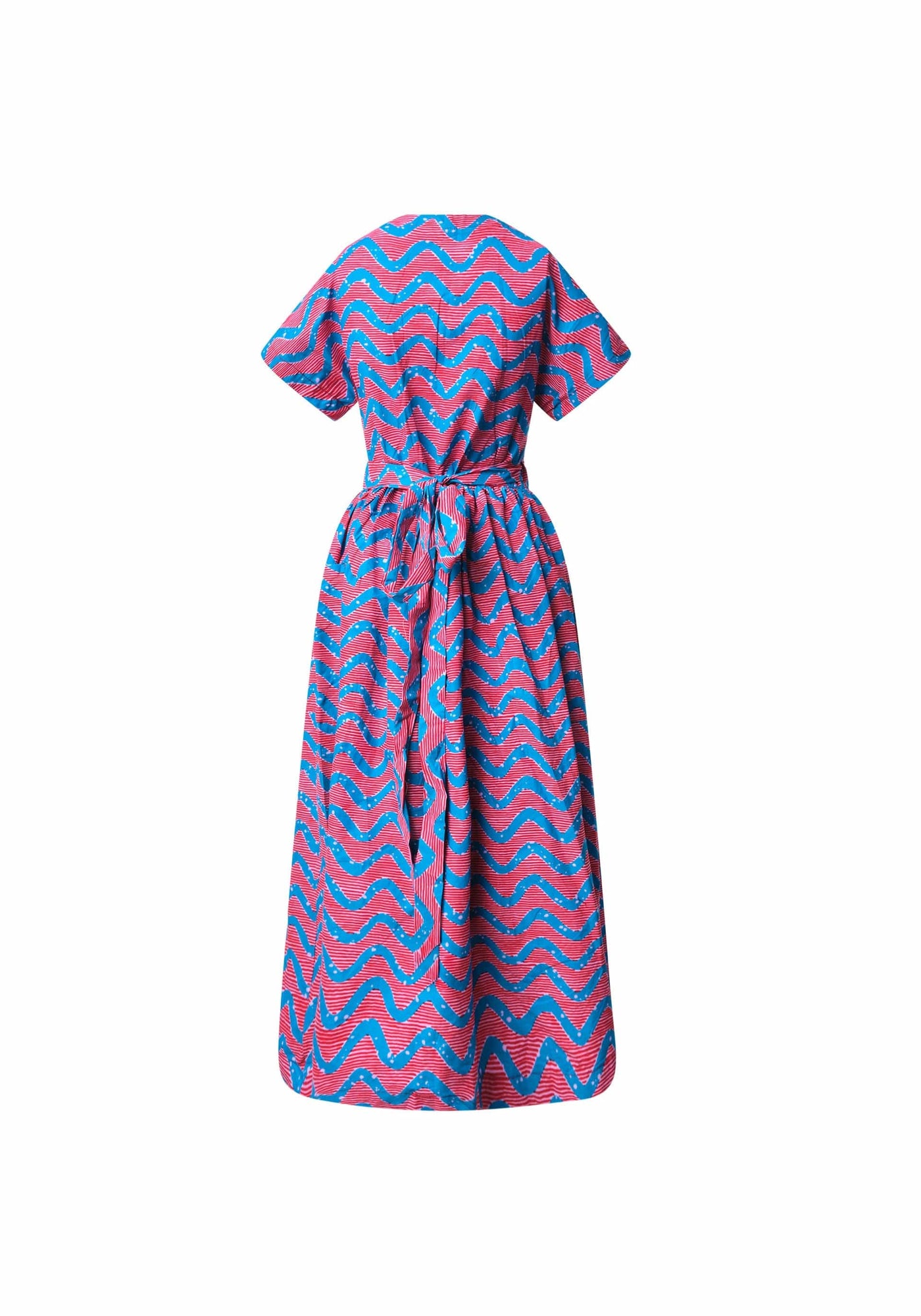 YEVU Women - Dress Midi Wrap Dress - Pink Sugarcane