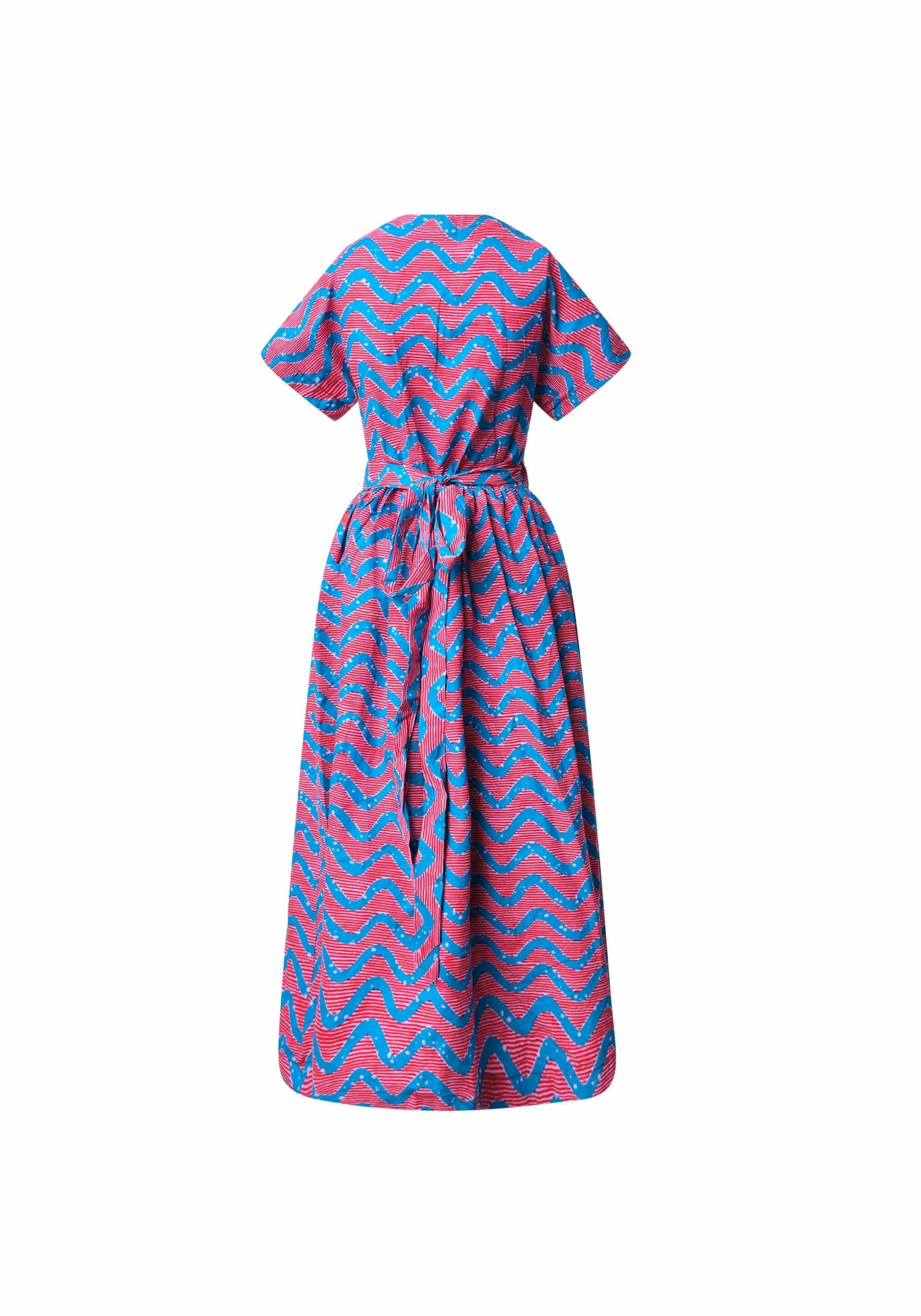 YEVU Women - Dress Midi Wrap Dress - Pink Sugarcane