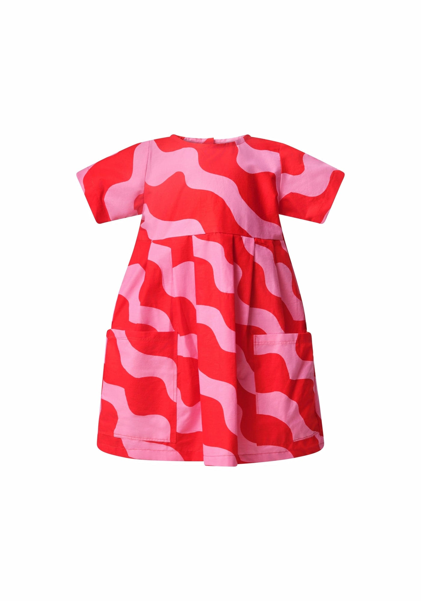 YEVU Kids Mini Smock Dress - Spilt Milk