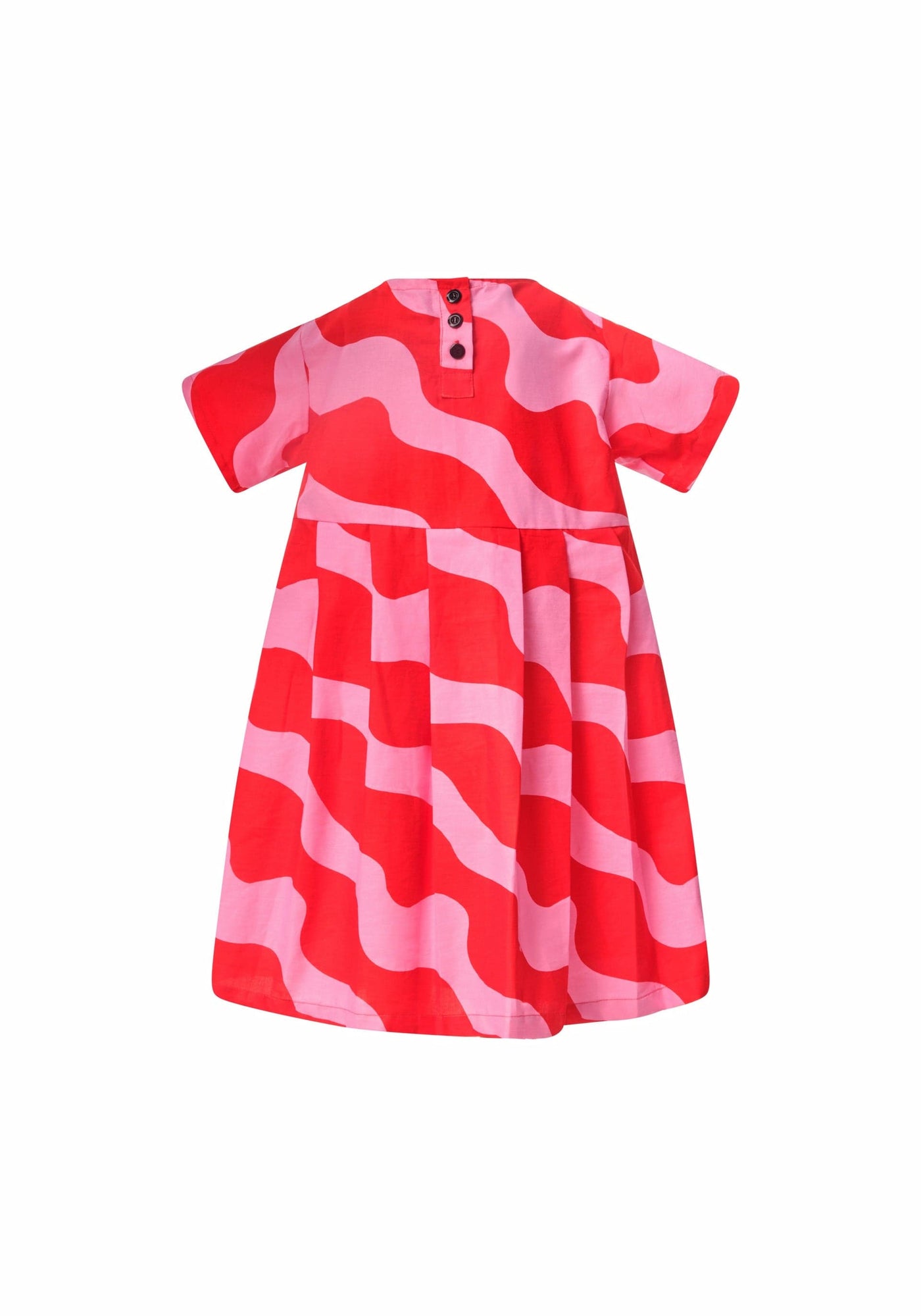 YEVU Kids Mini Smock Dress - Spilt Milk