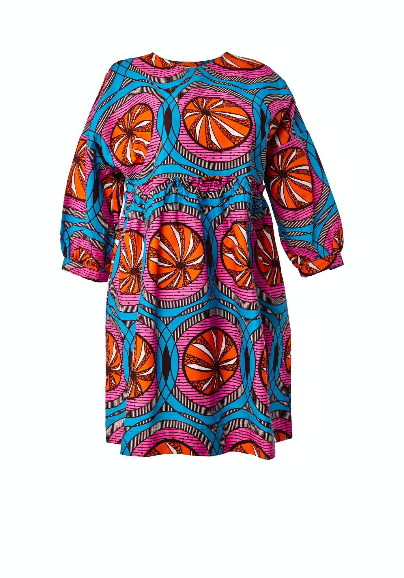 YEVU Women - Dress Smock Dress - Tangerine Dreams