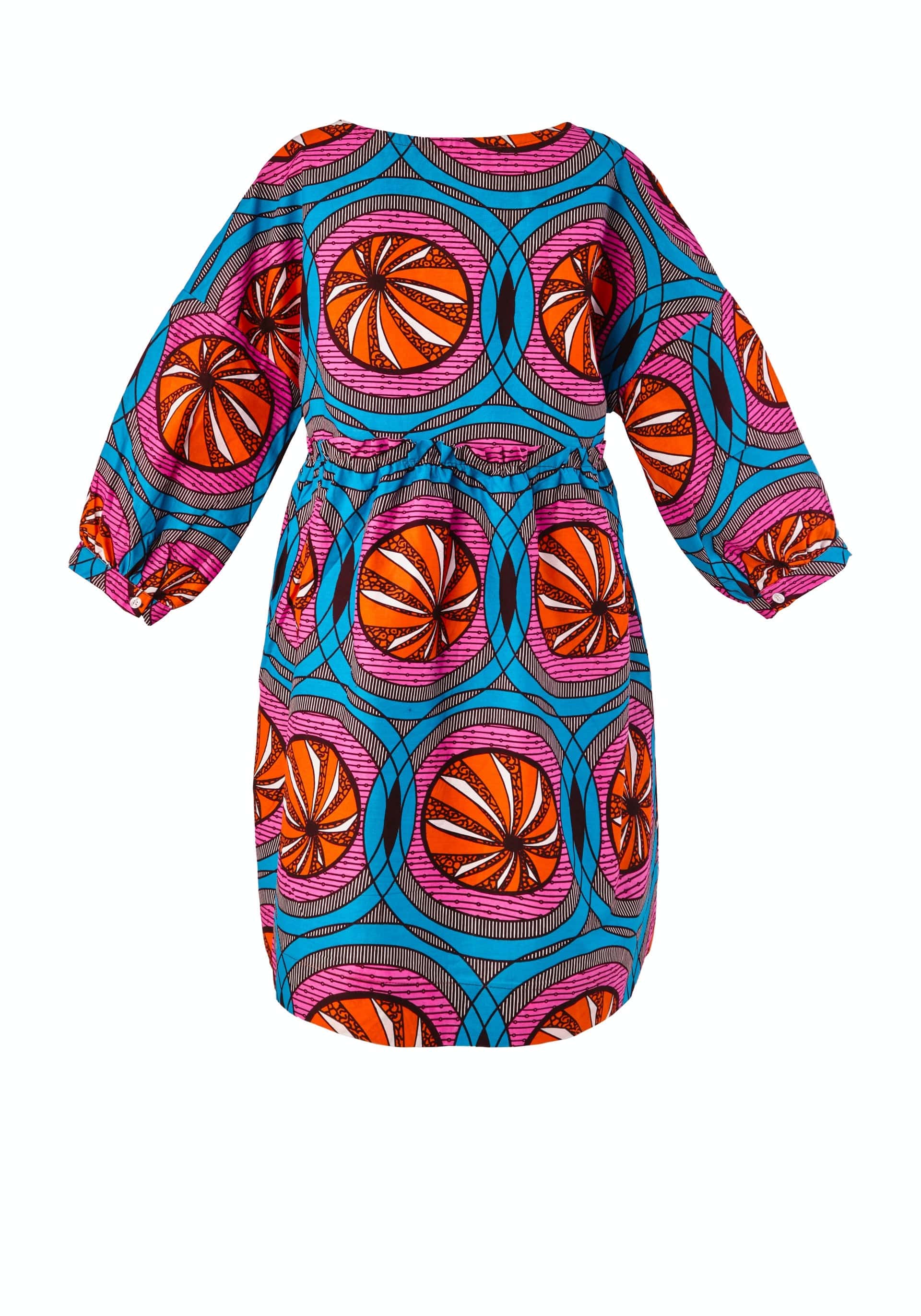 YEVU Women - Dress Smock Dress - Tangerine Dreams