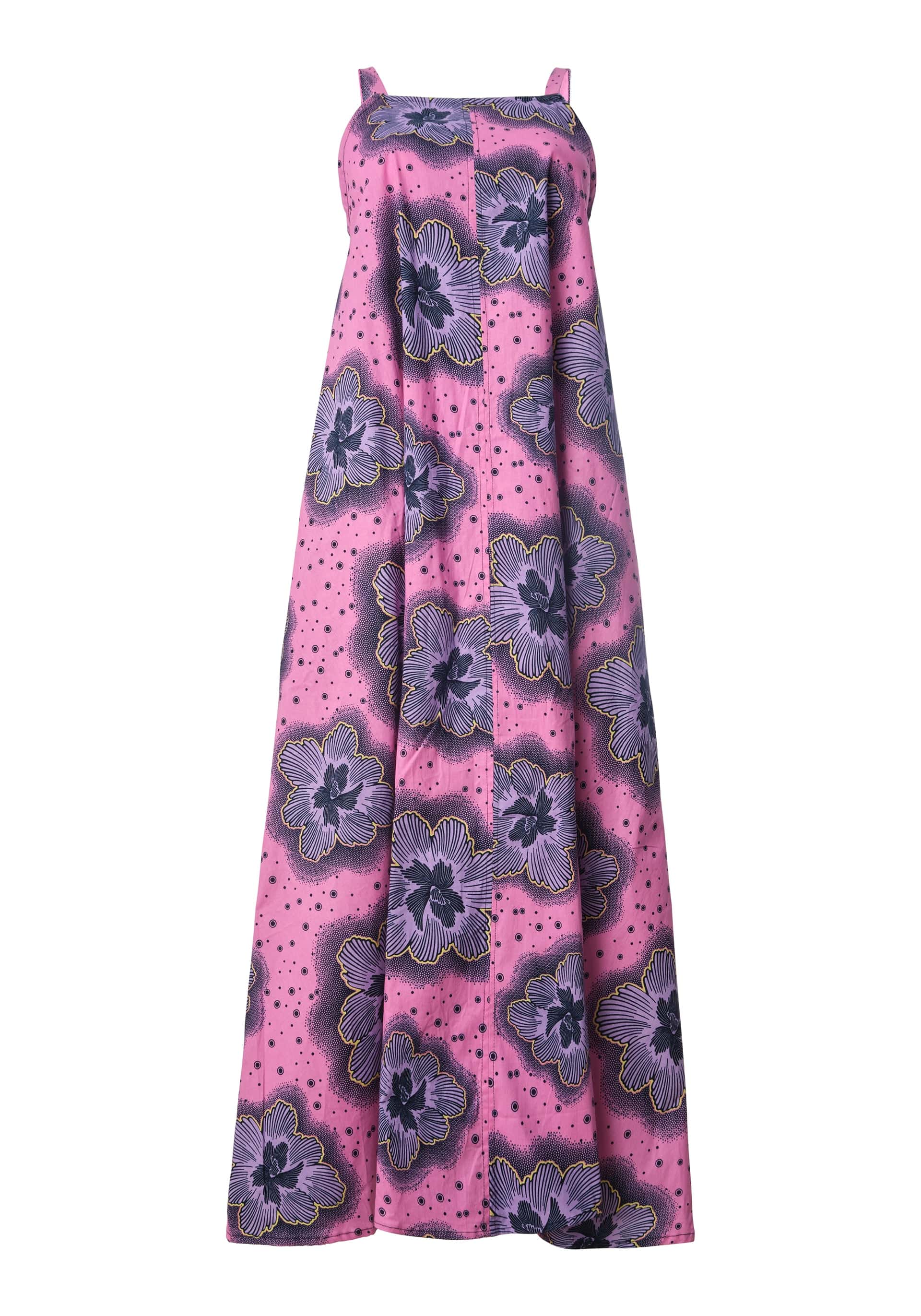 YEVU Women - Dress Tent Dress - Purple Flowers