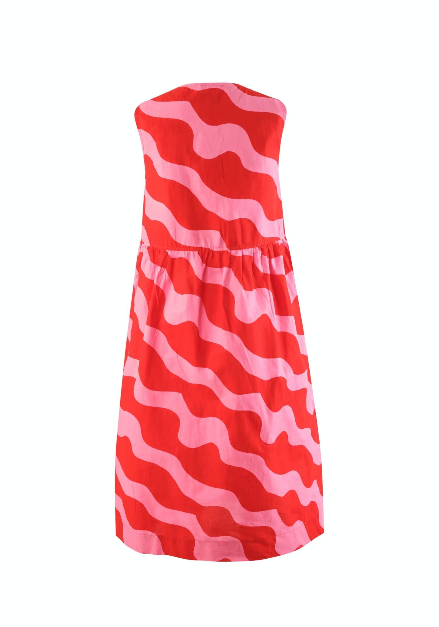YEVU Women - Dress Tie Top Midi Dress - Spilt Milk