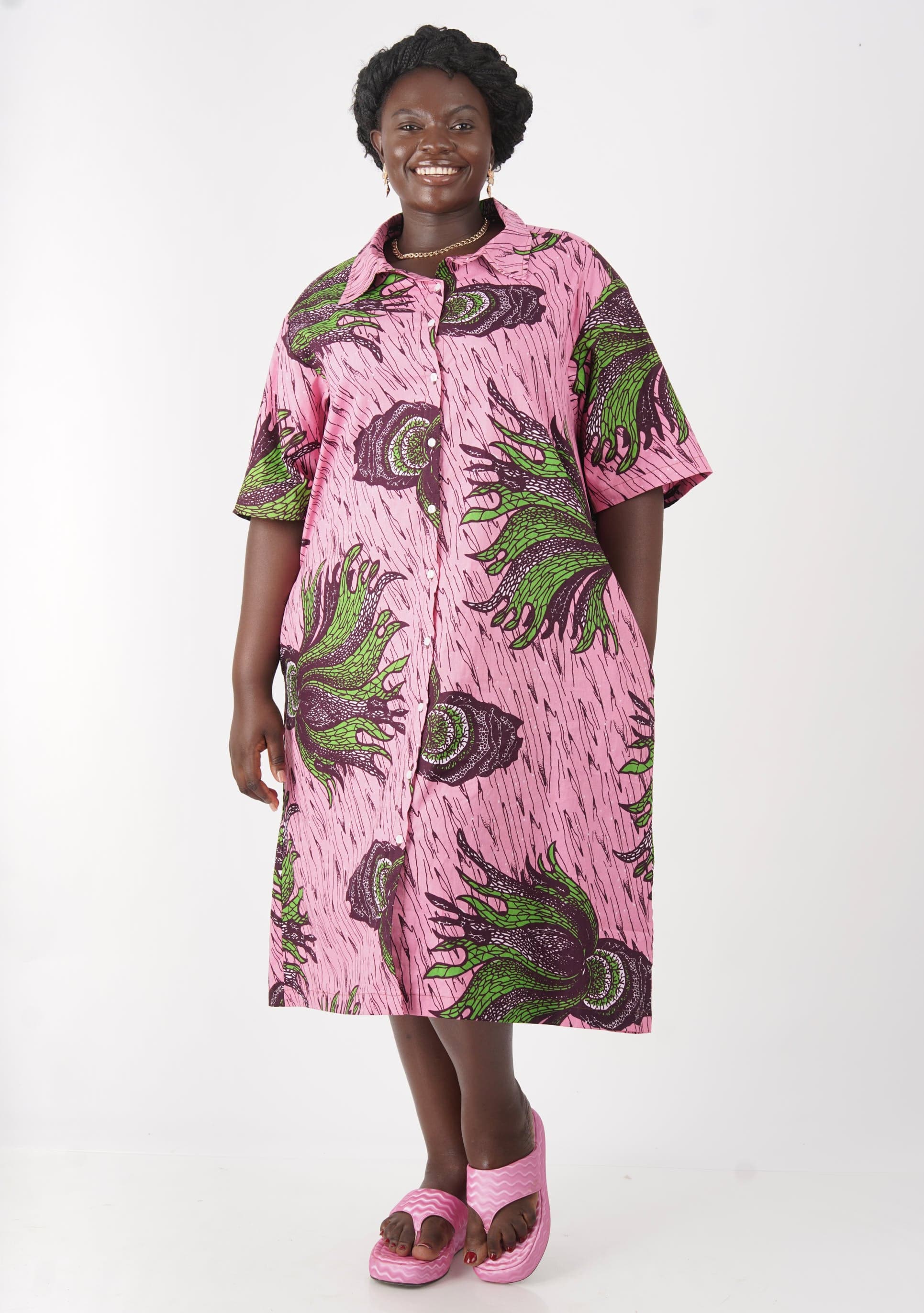 YEVU Women - Dress Ultimate Shirt Dress - Staghorn