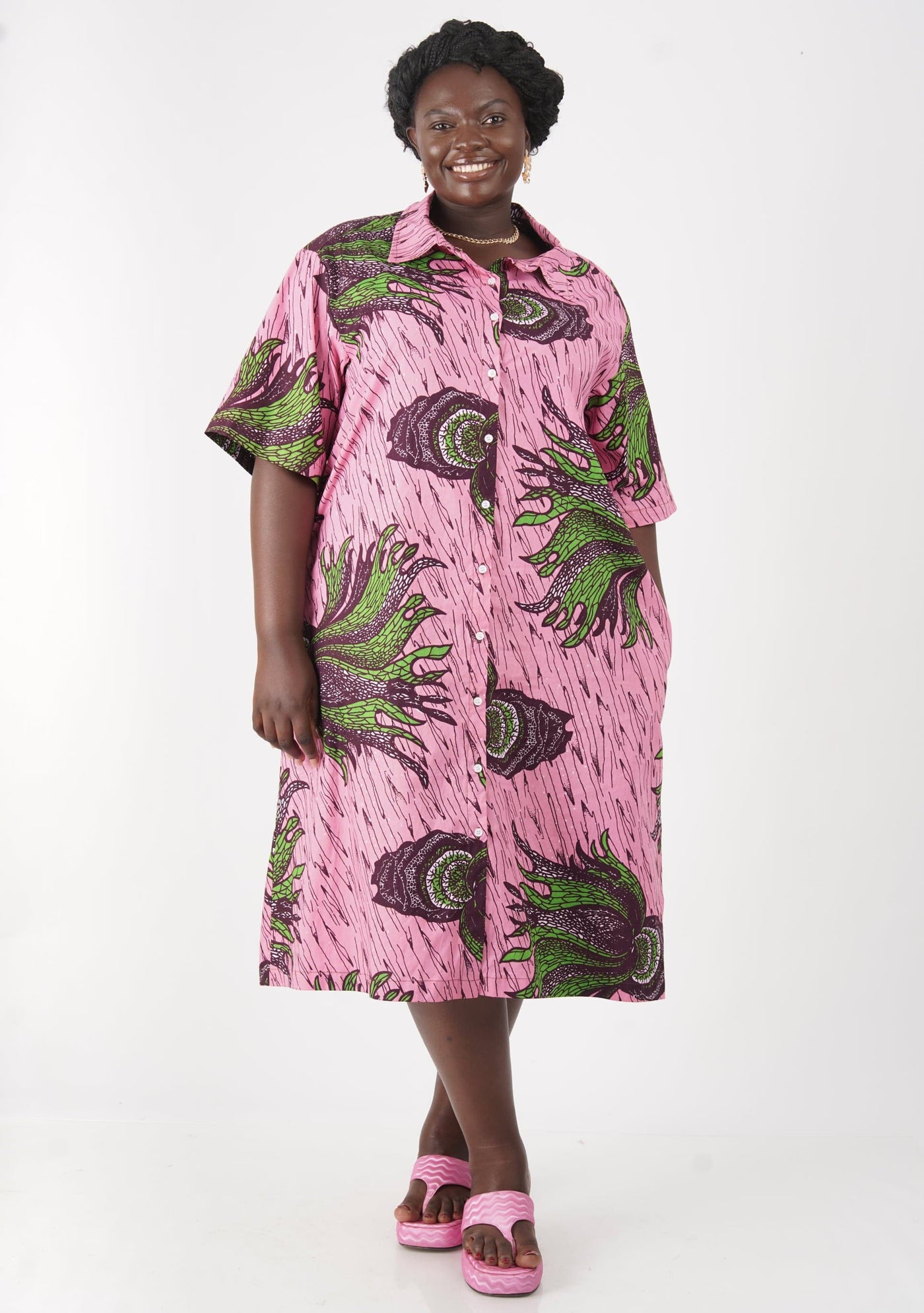 YEVU Women - Dress Ultimate Shirt Dress - Staghorn