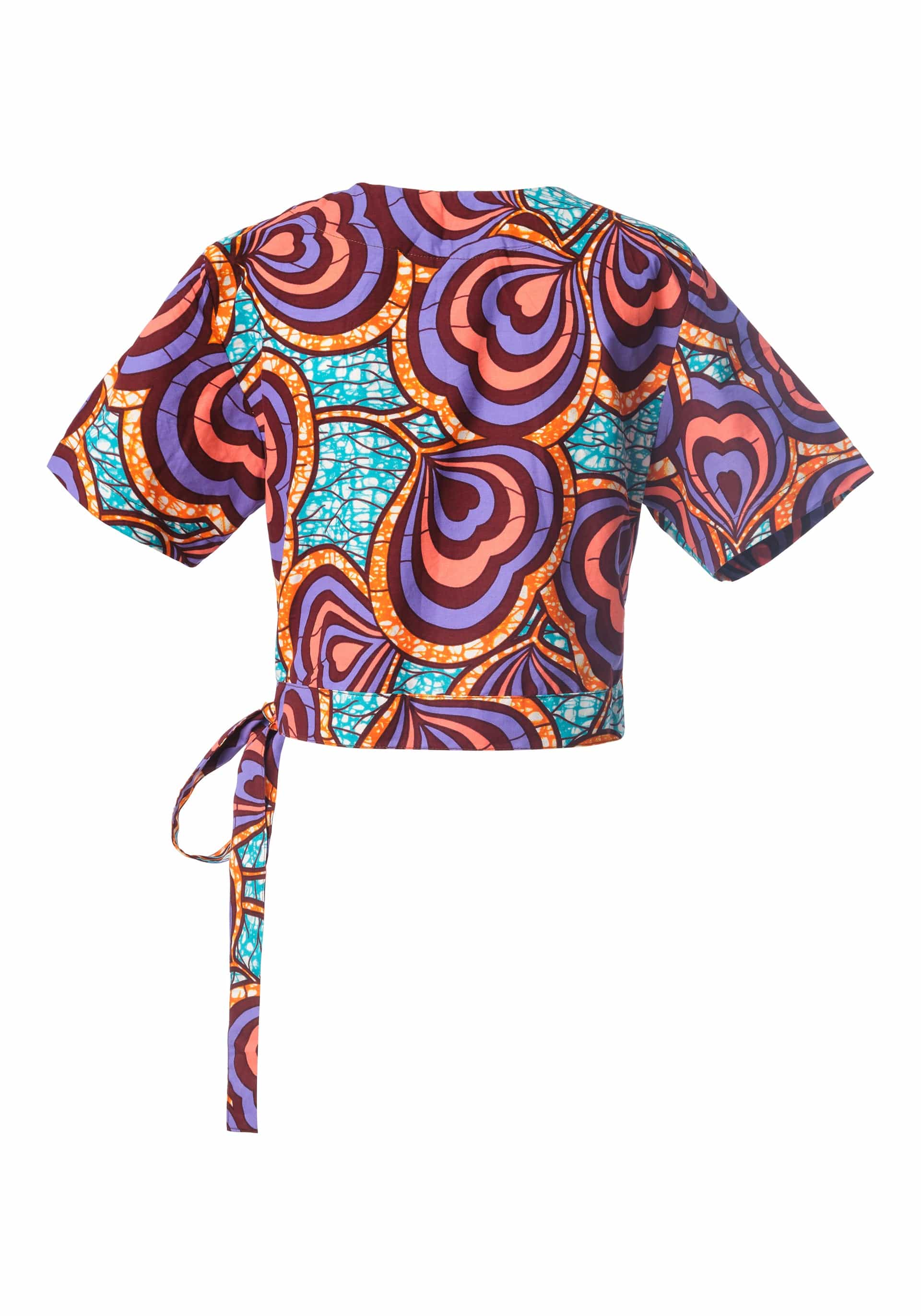 YEVU Women - Top Wrap Top - Love Print