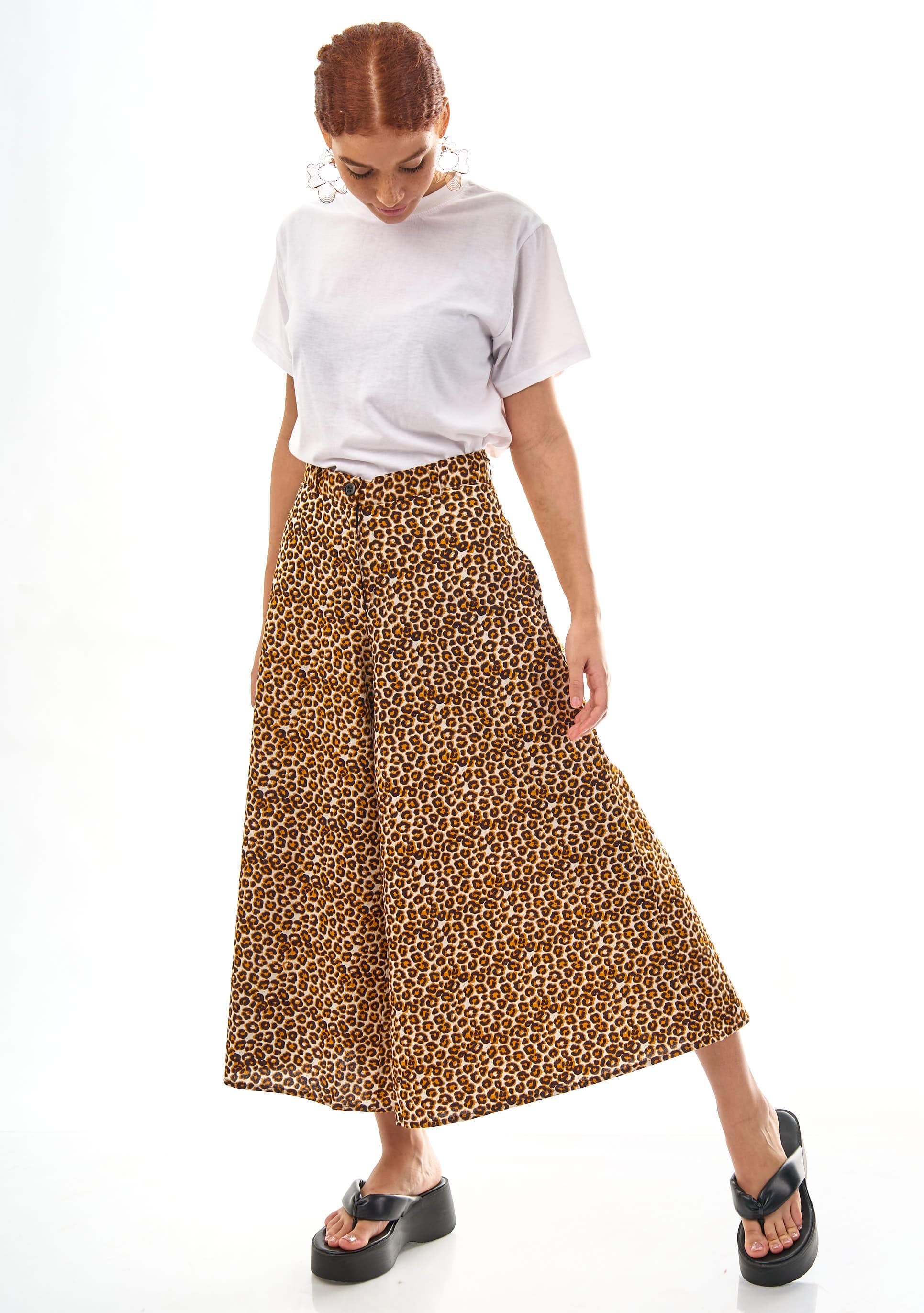 Culotte Pant Leopard