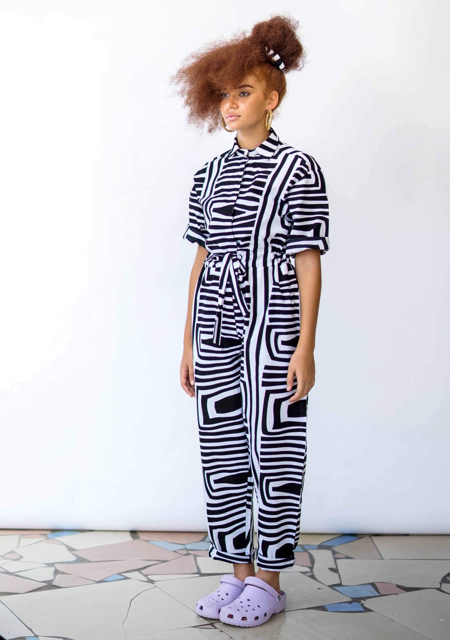 Day/Night Boiler Suit - Monochrome