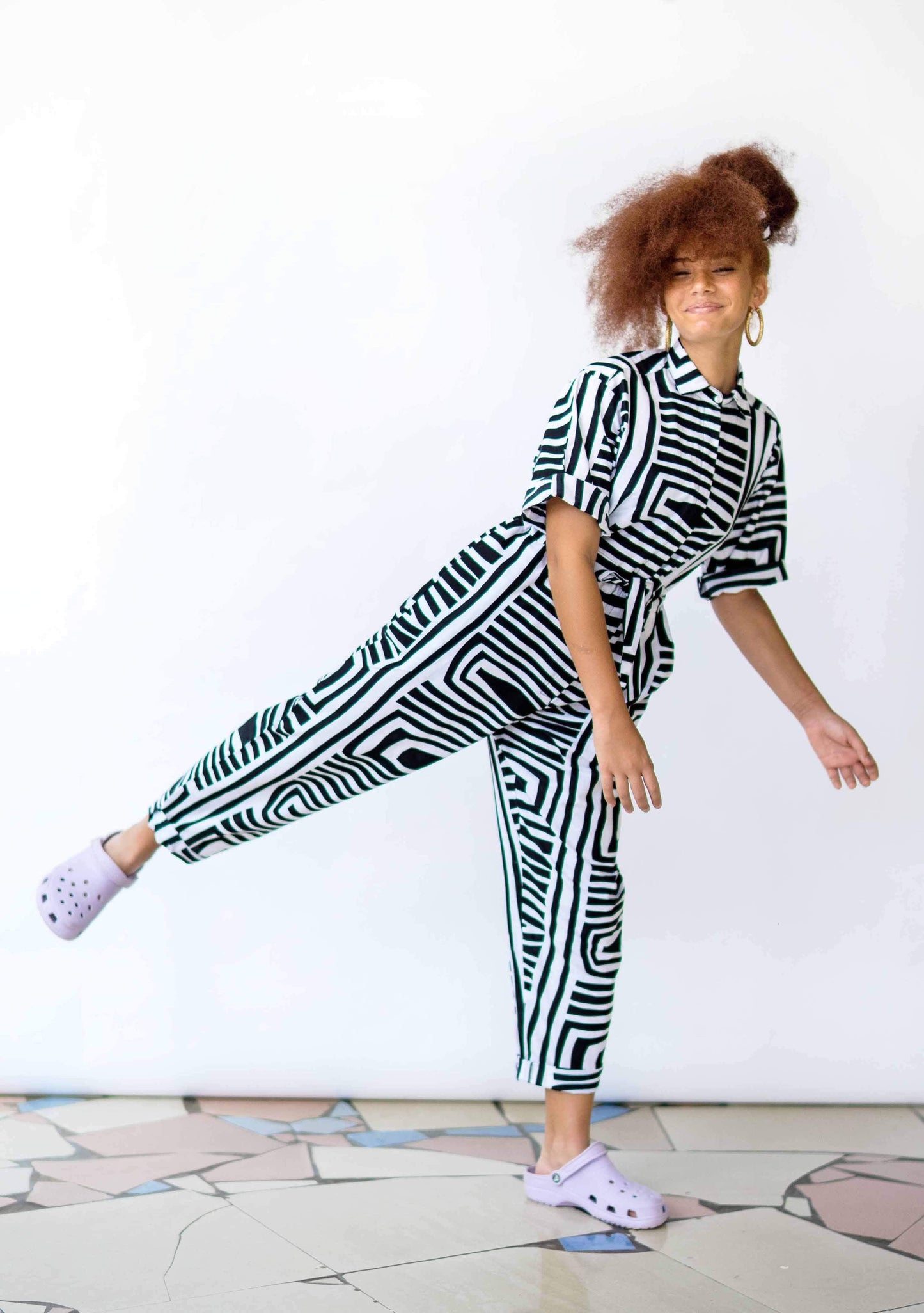 Day/Night Boiler Suit - Monochrome