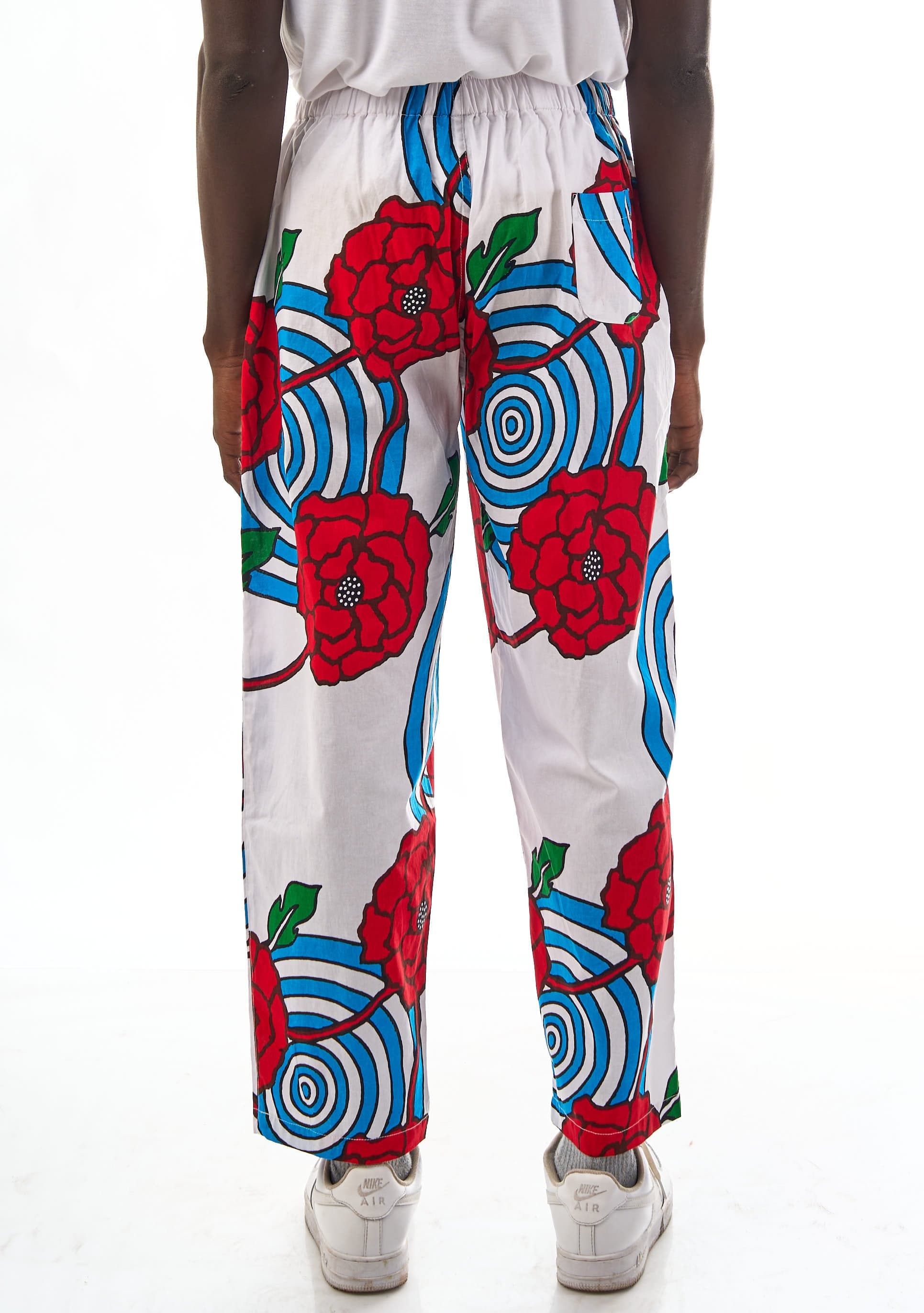 YEVU Men - Trousers Drawstring Pant - Roses