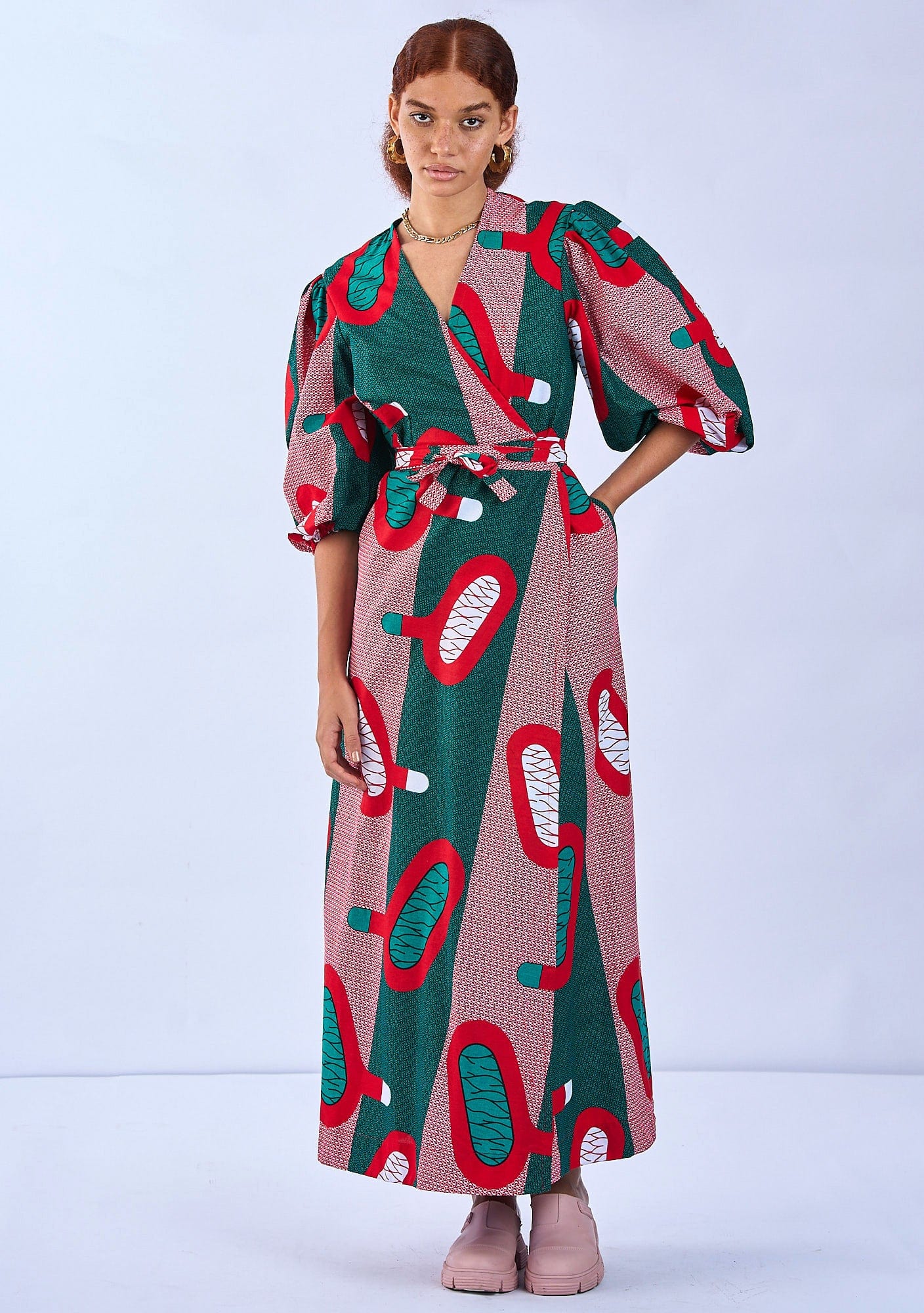 YEVU Women - Dress New Wrap Dress - Oval