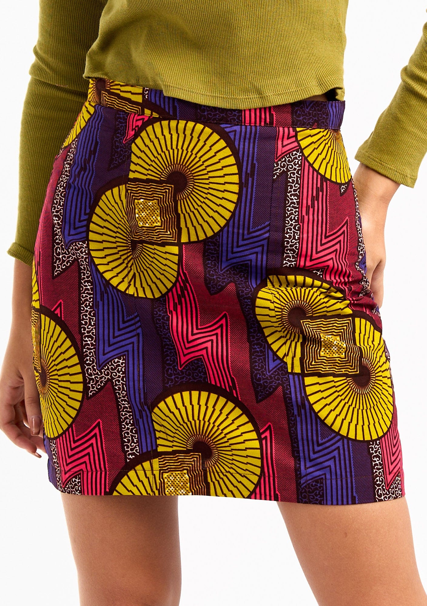 YEVU SALE Women - Skirt Mini Skirt - Static