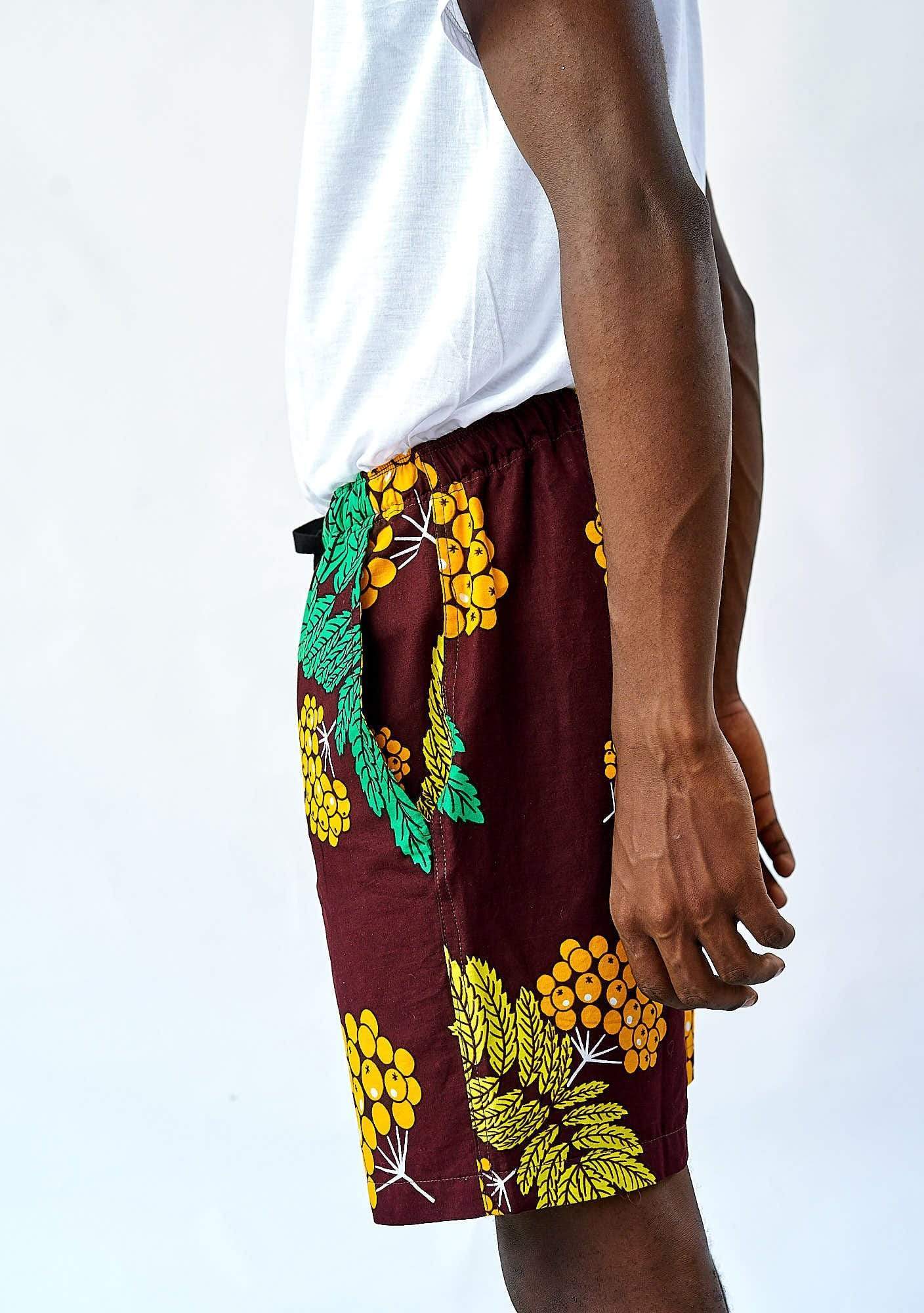 YEVU Men - Trousers Shorts - Night Jungle