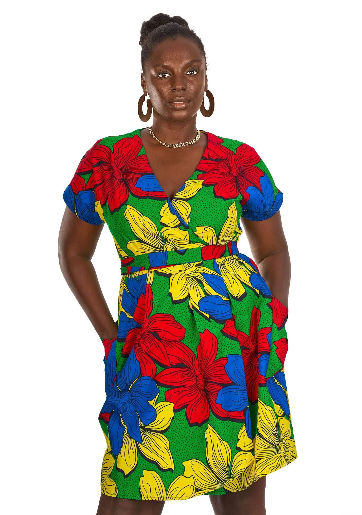 Hibiscus clearance print dress