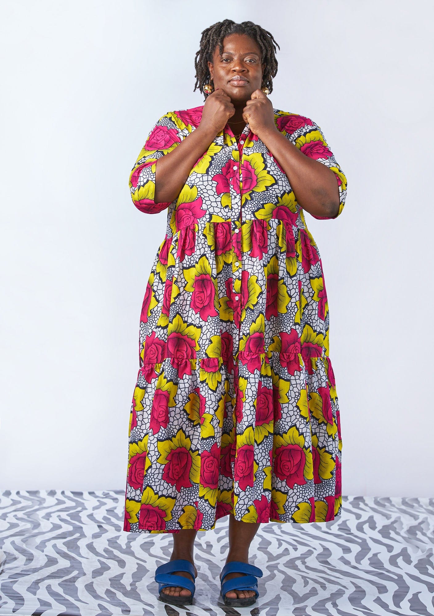 30 Best Flower Chiffon Gown Styles in Nigeria - Kaybee Fashion Styles |  Flowered chiffon gown styles, Chiffon gown styles, Materials gown style